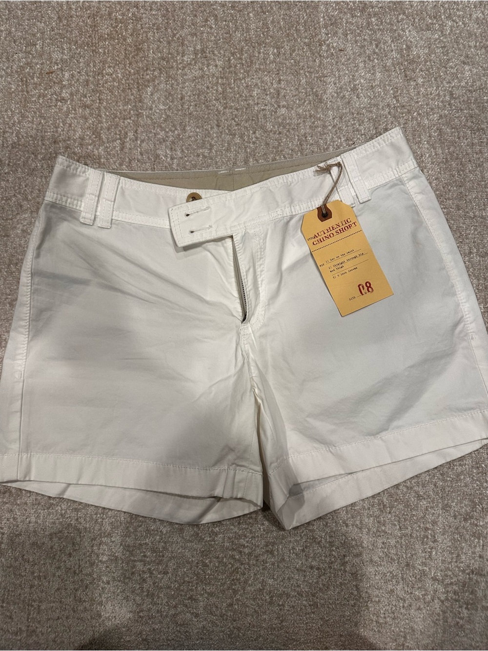 Banana republic Women's White Chino Shorts